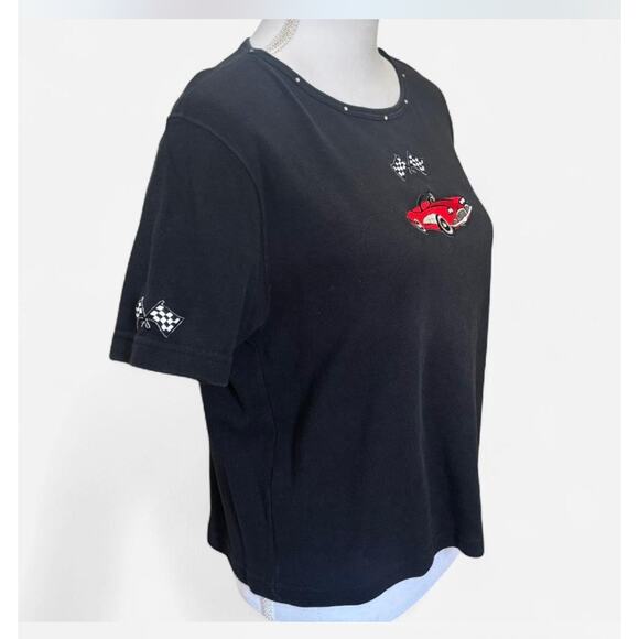 Las Olas Vintage Racing Car Shirt Set Size M/L - Picture 6 of 11